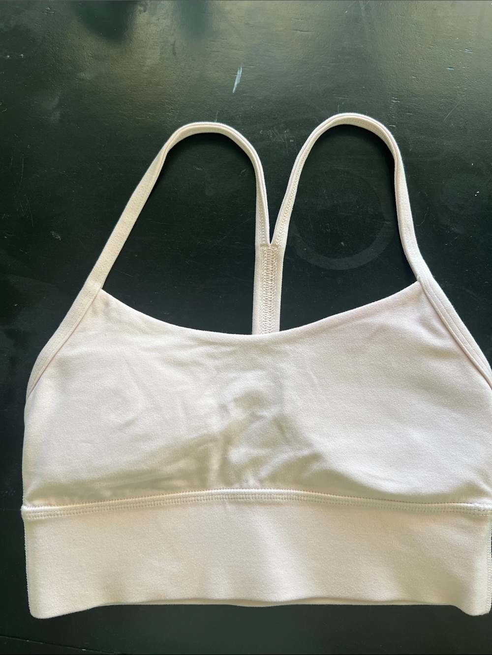 Light Pink Racerback Bralette -Lululemon size 2.  Gently used